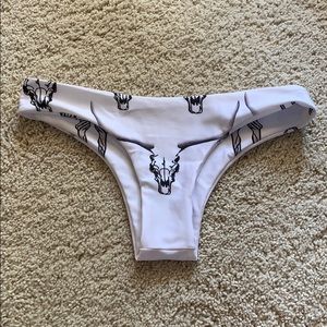 Skull Cheeky Bikini Bottoms